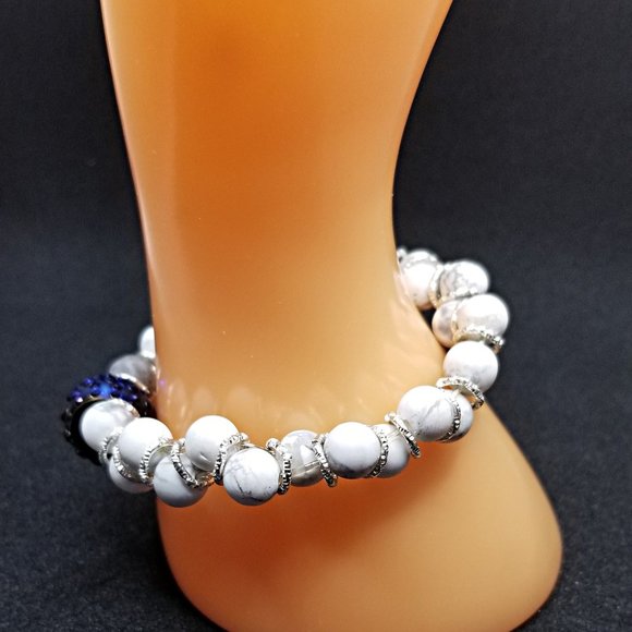 Howlite Goddess Bracelet Stretch - Picture 6 of 8